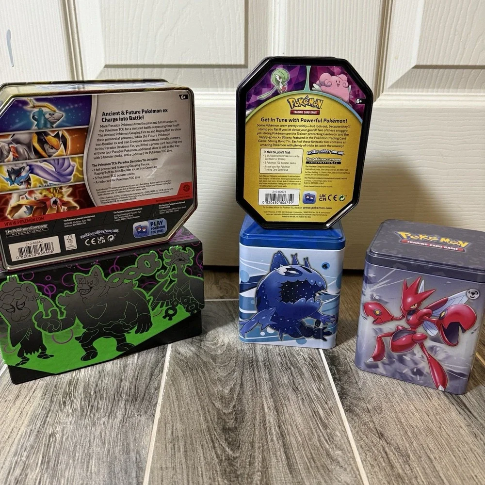 Pokémon Empty Tins‎ Lot And Shrouded Fable Box Empty